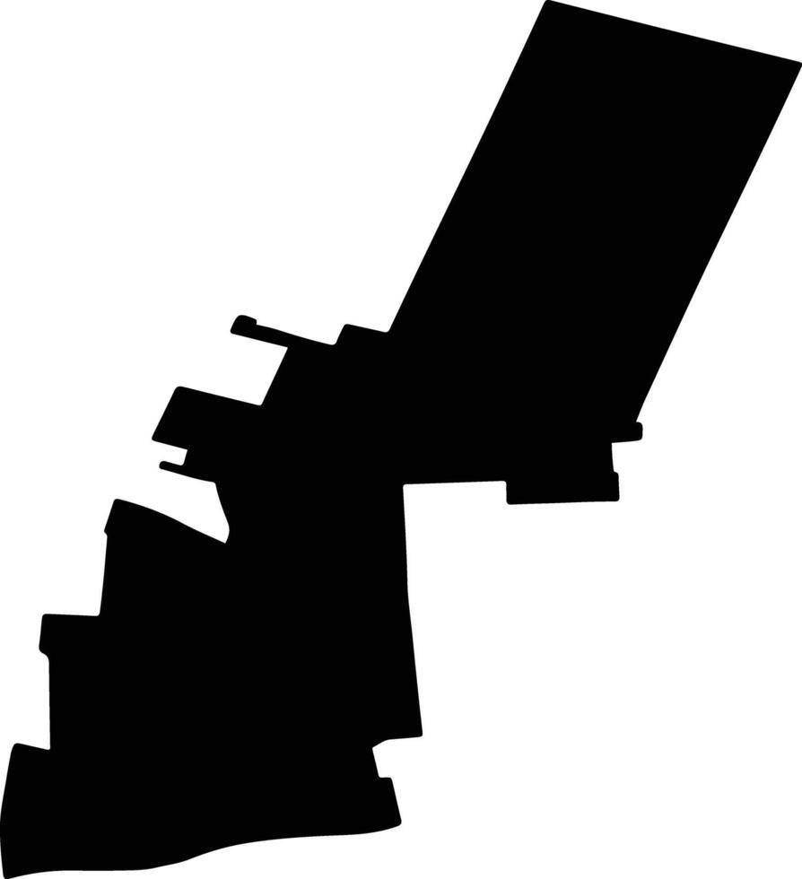 GROJDIBODU Romania silhouette map vector