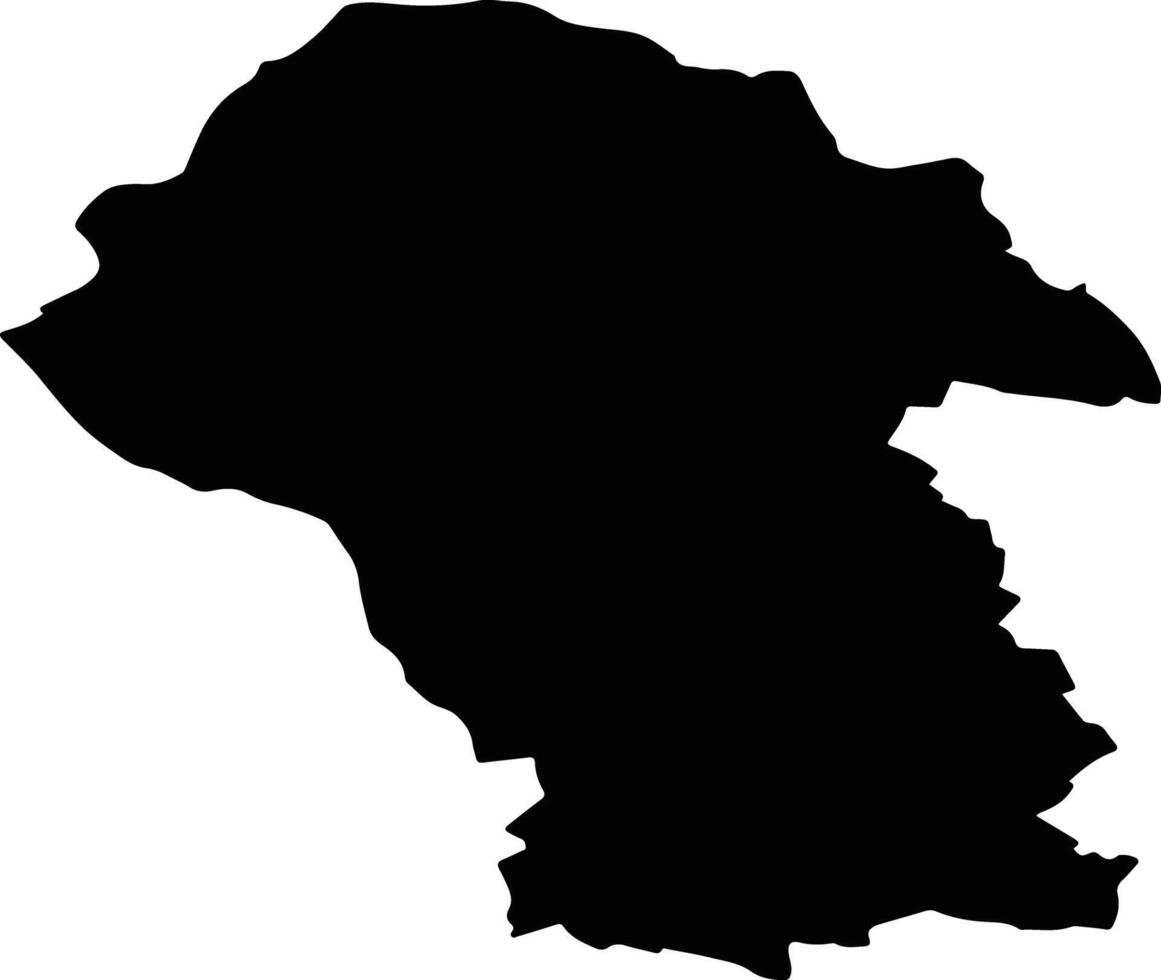 Grosbous Luxembourg silhouette map vector