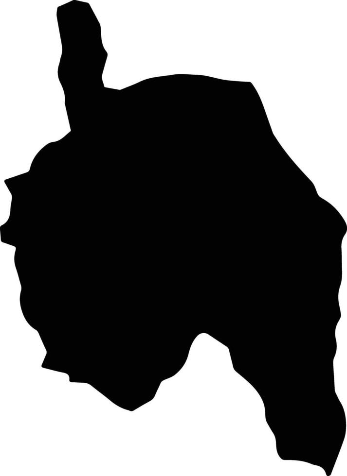 Grove Place Jamaica silhouette map vector