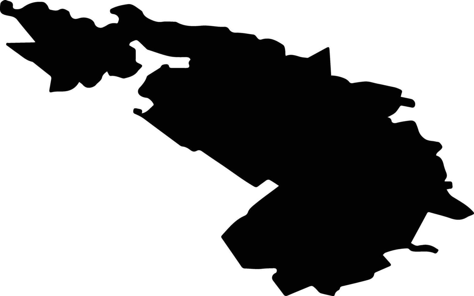 GRUIU Romania silhouette map vector