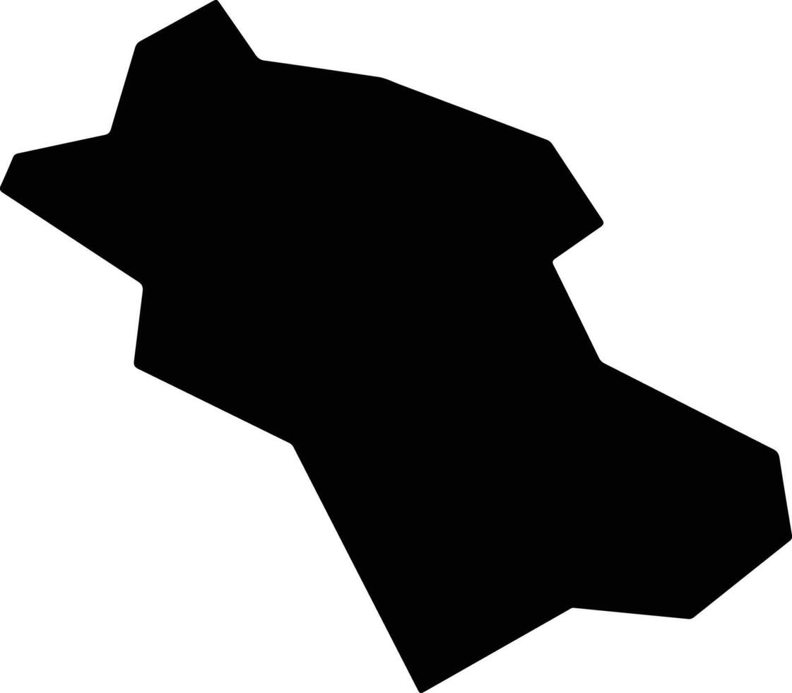 Grupiara Brazil silhouette map vector