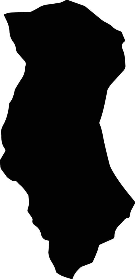 Guacara Venezuela silhouette map vector