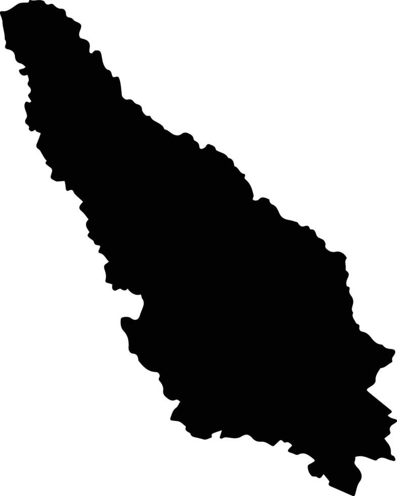 Guachinango Mexico silhouette map vector