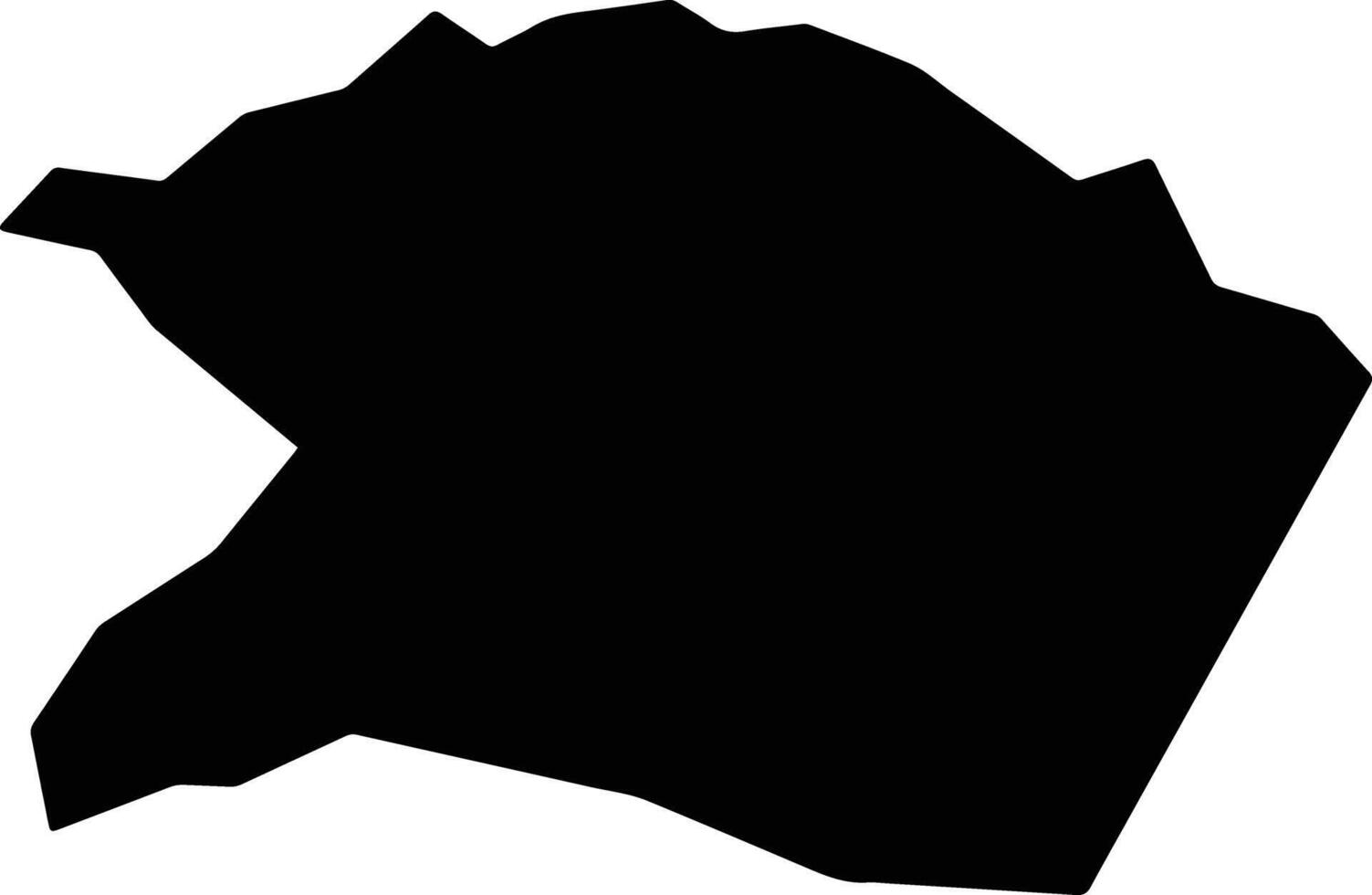 Guadalupe Brazil silhouette map vector