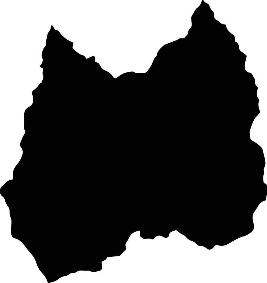 Guaitarilla Colombia silhouette map vector