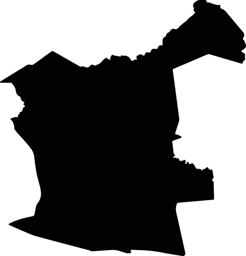 Gualaco Honduras silhouette map vector