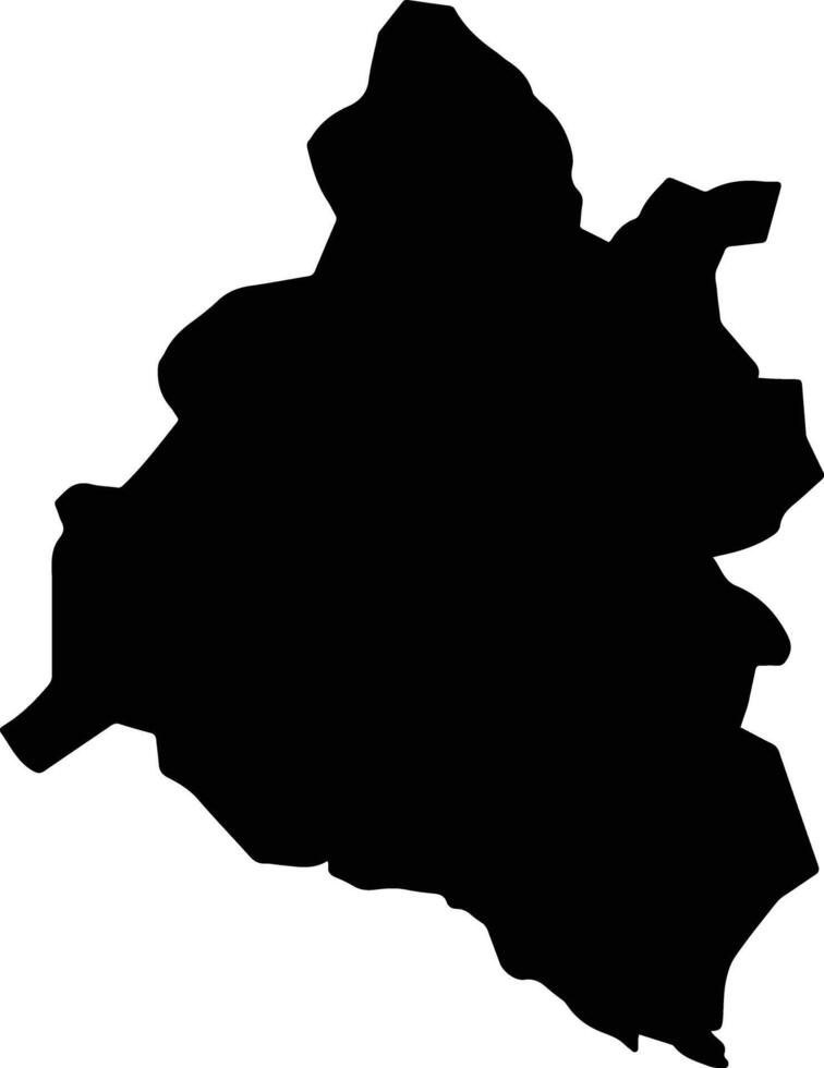 Guane Cuba silhouette map vector