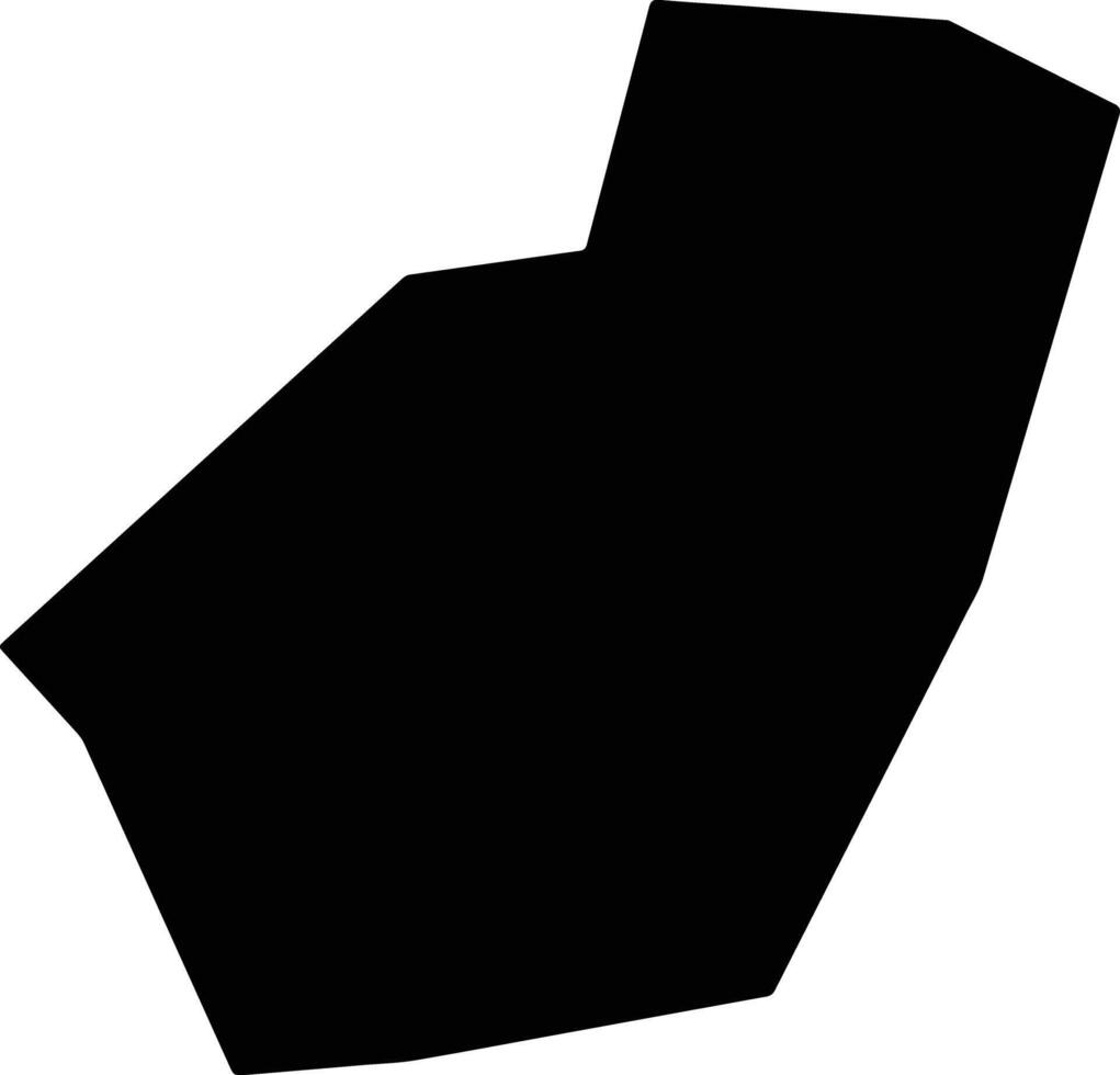 Guangdexian China silhouette map vector