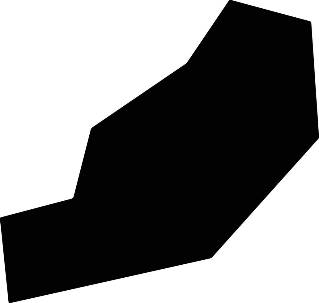 Guanyangxian China silhouette map vector