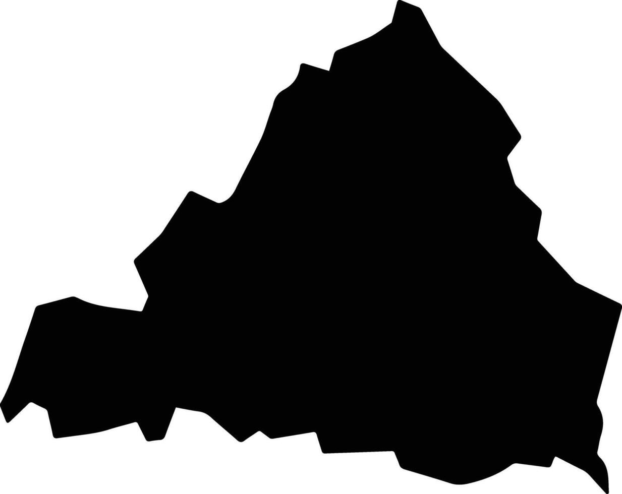 Guaratinga Brazil silhouette map vector