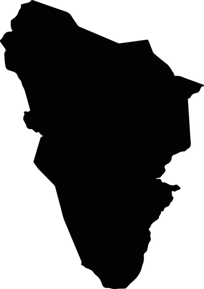 Guayape Honduras silhouette map vector