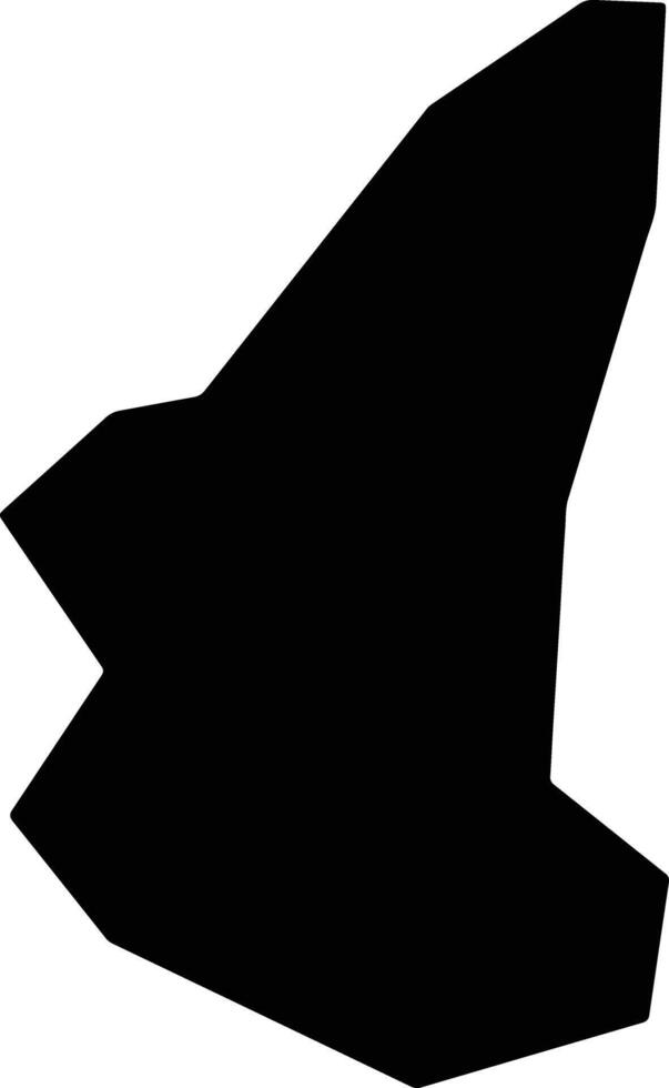 Guaymango El Salvador silhouette map vector