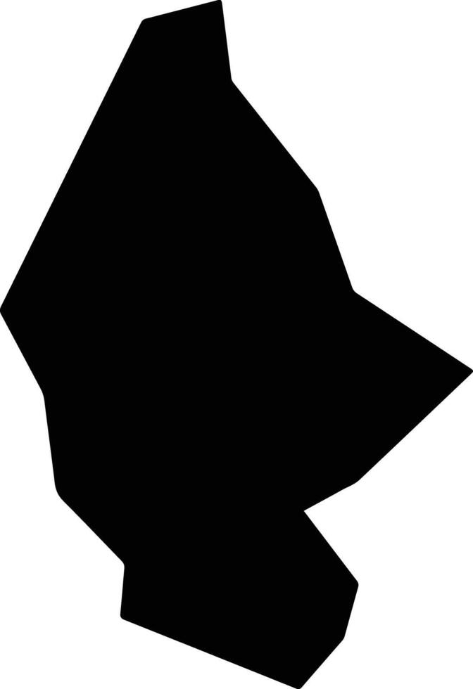 Guazapa El Salvador silhouette map vector