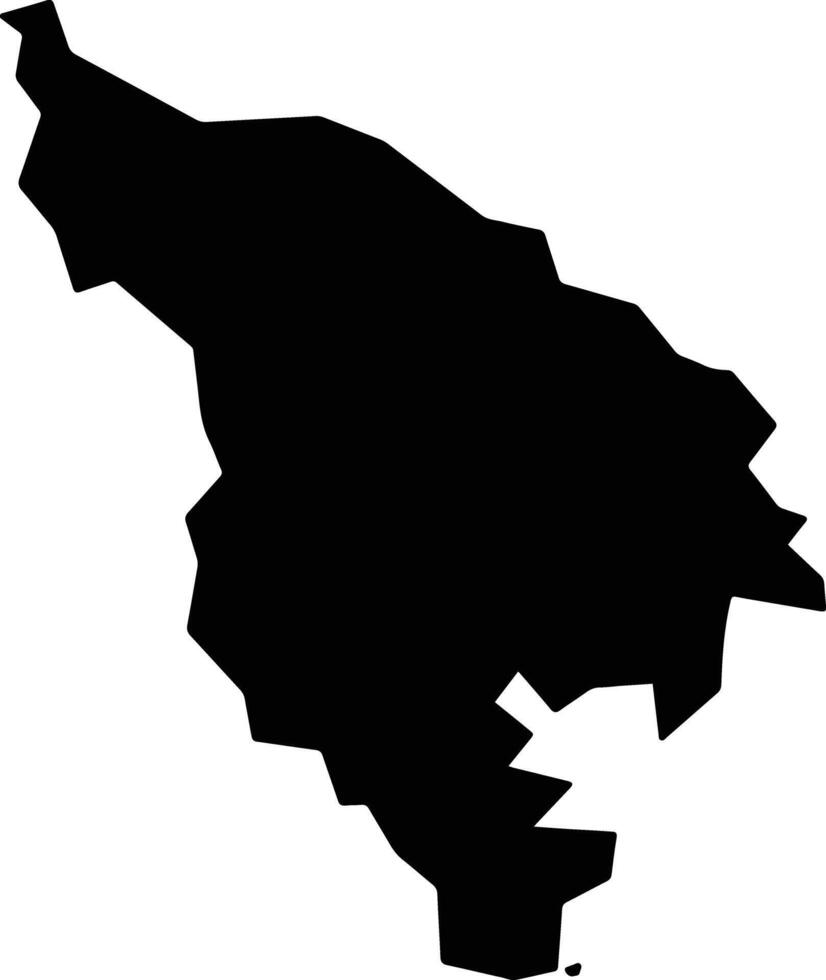 Guia Lopes da Laguna Brazil silhouette map vector