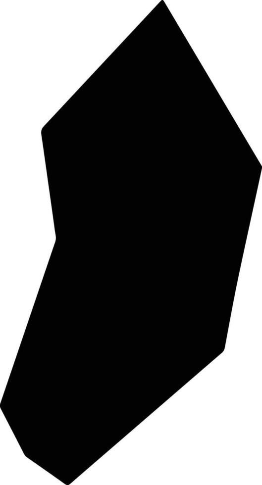 Guidingxian China silhouette map vector