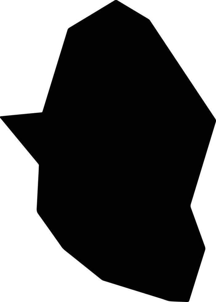 Guipingshi China silhouette map vector