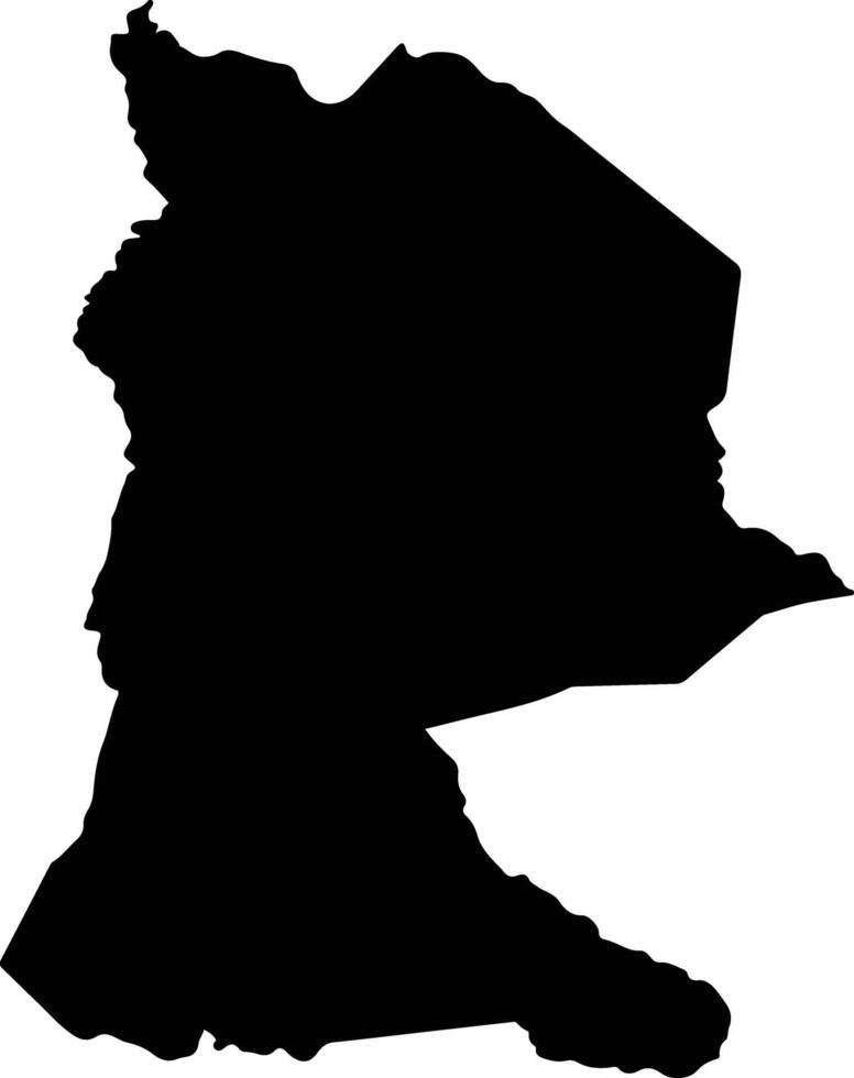 Guinope Honduras silhouette map vector