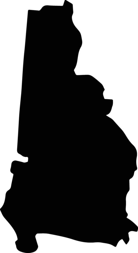 Guiren Taiwan silhouette map vector