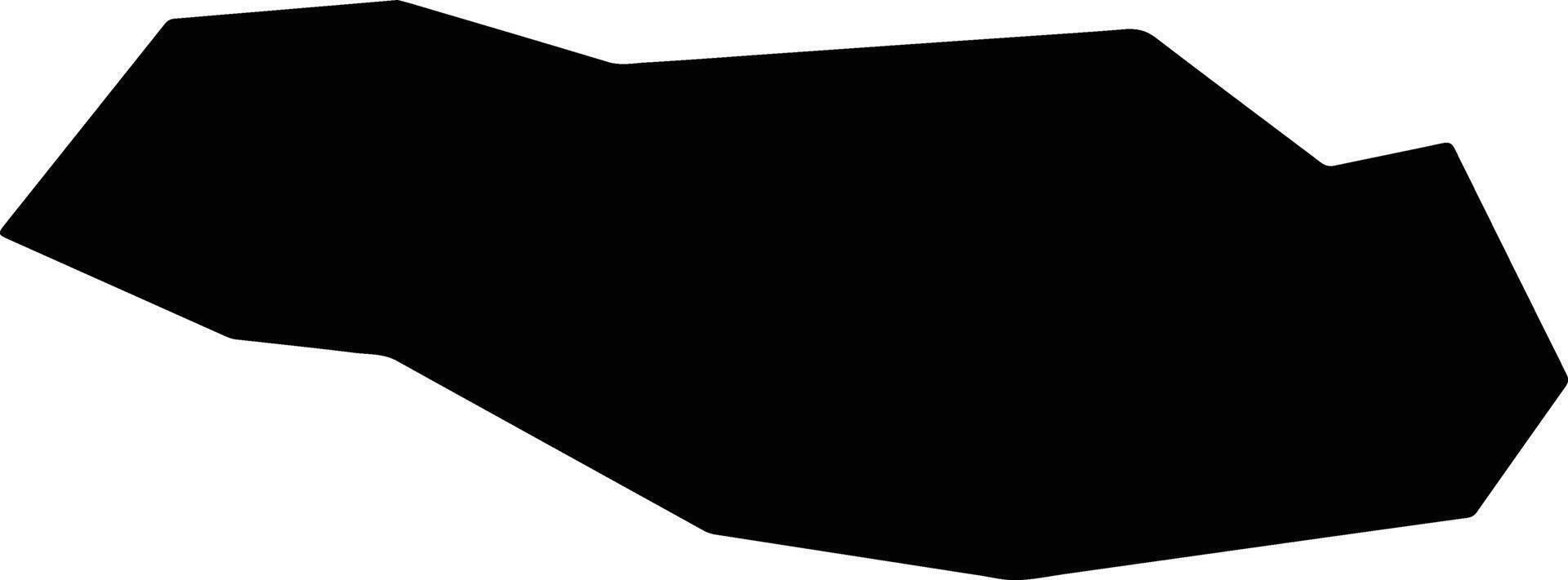 Guldara Afghanistan silhouette map vector