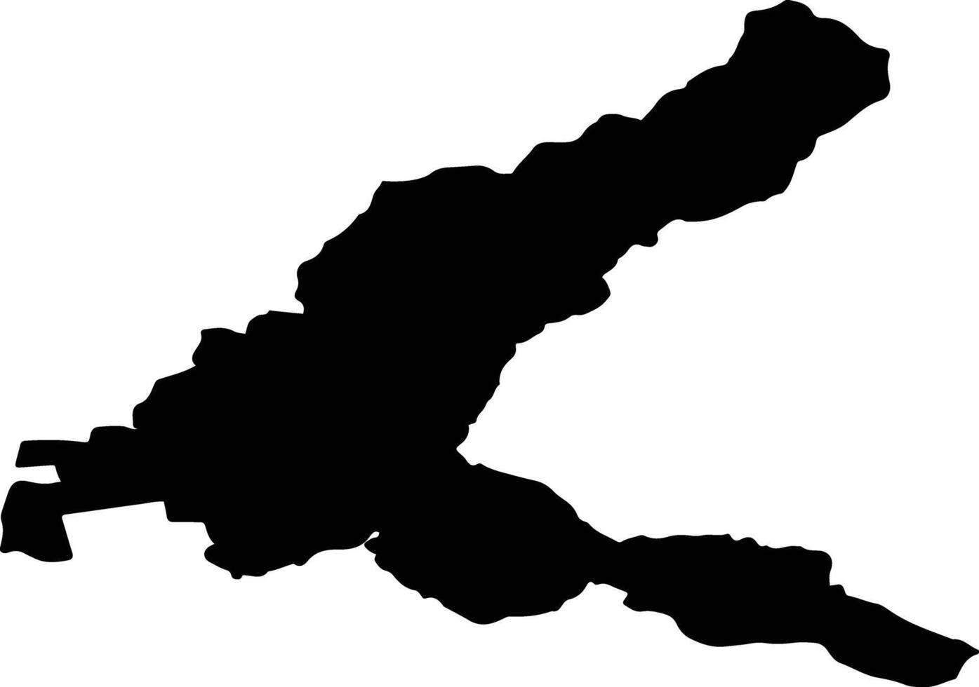 GURGHIU Romania silhouette map vector