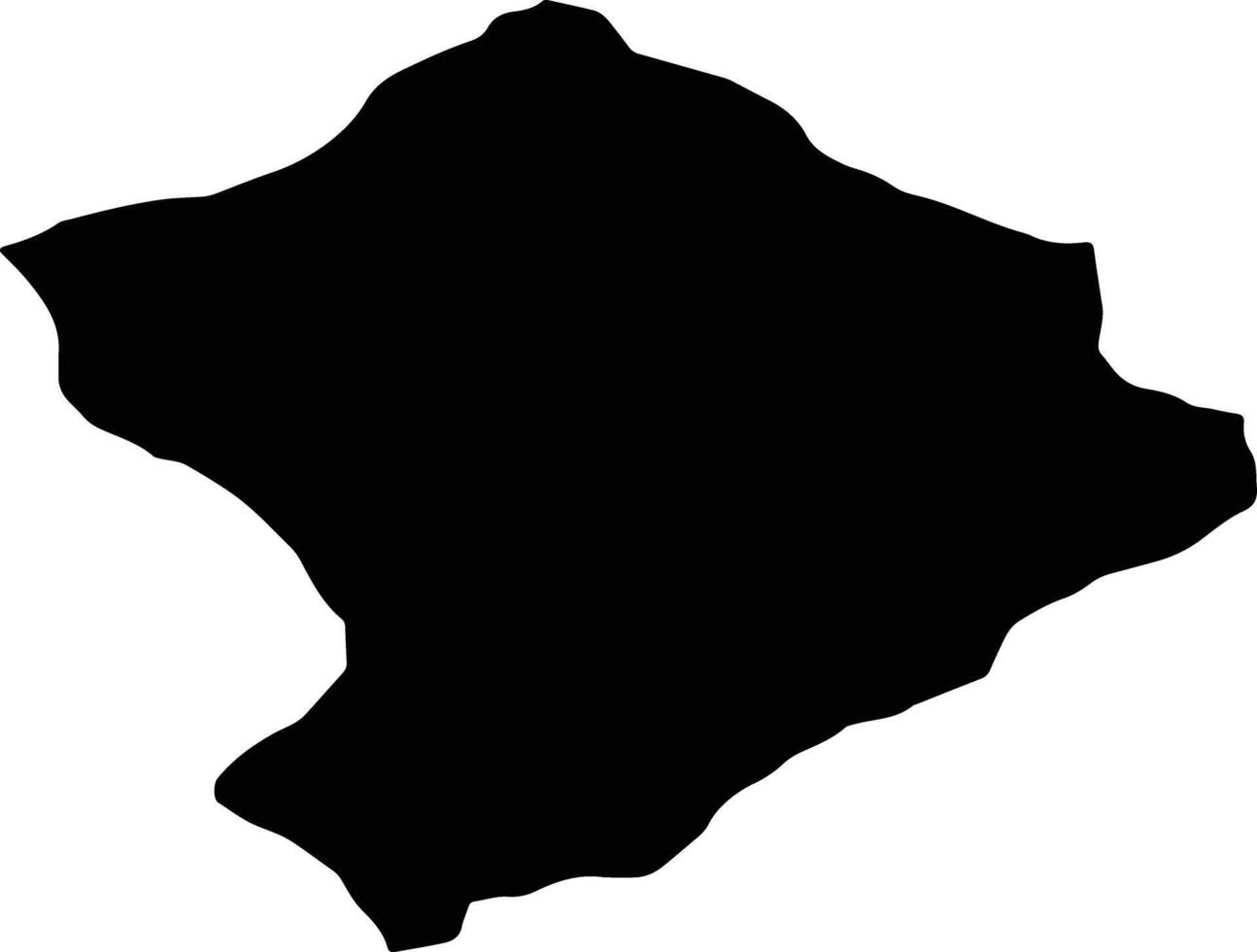 Gurjaani Georgia silhouette map vector