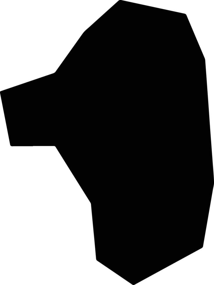Gushixian China silhouette map vector
