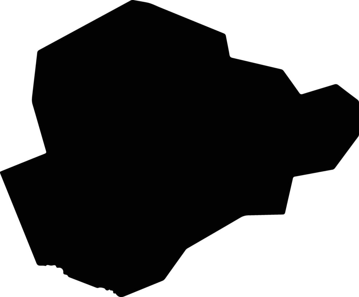 Guzar Uzbekistan silhouette map vector