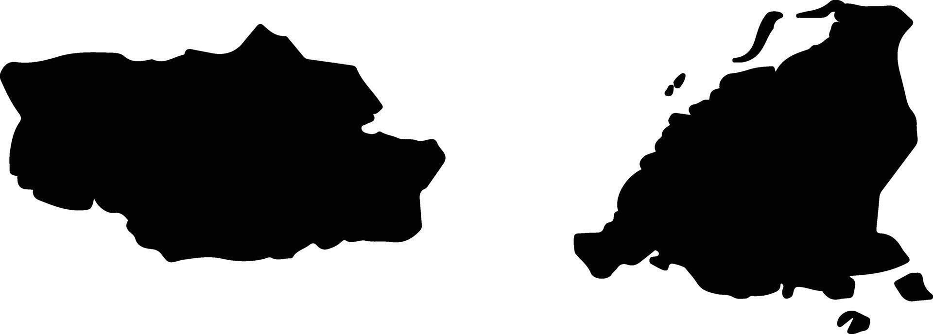 Ha Long Vietnam silhouette map vector