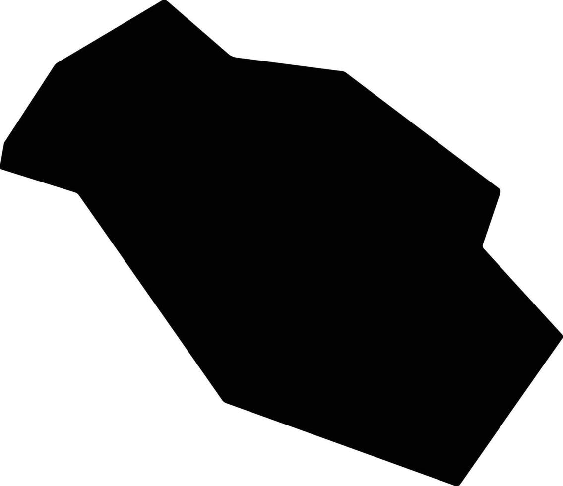 Haichengshi China silhouette map vector