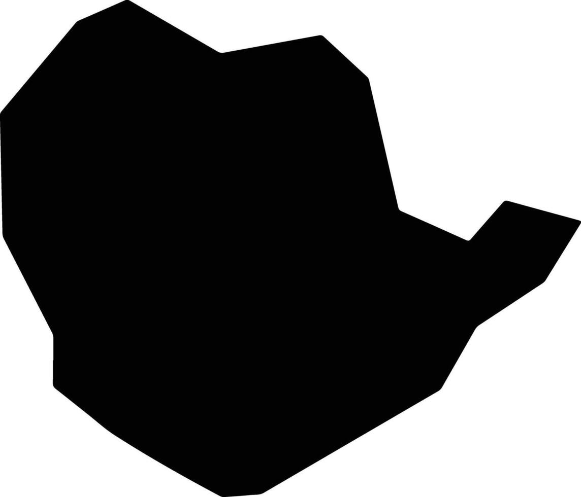 Hakone Japan silhouette map vector