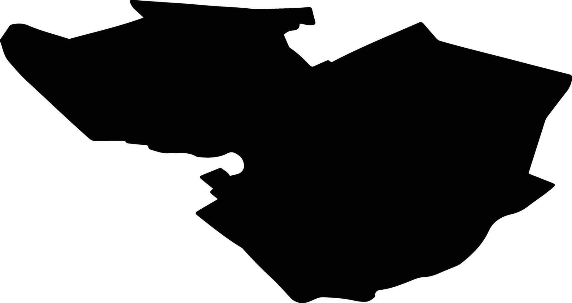 HALCHIU Romania silhouette map vector