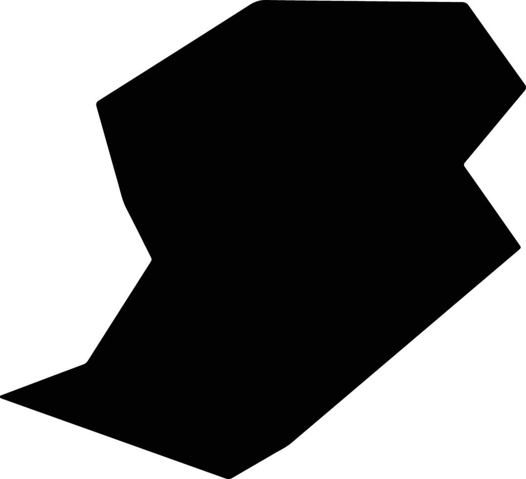 Hall United States silhouette map vector