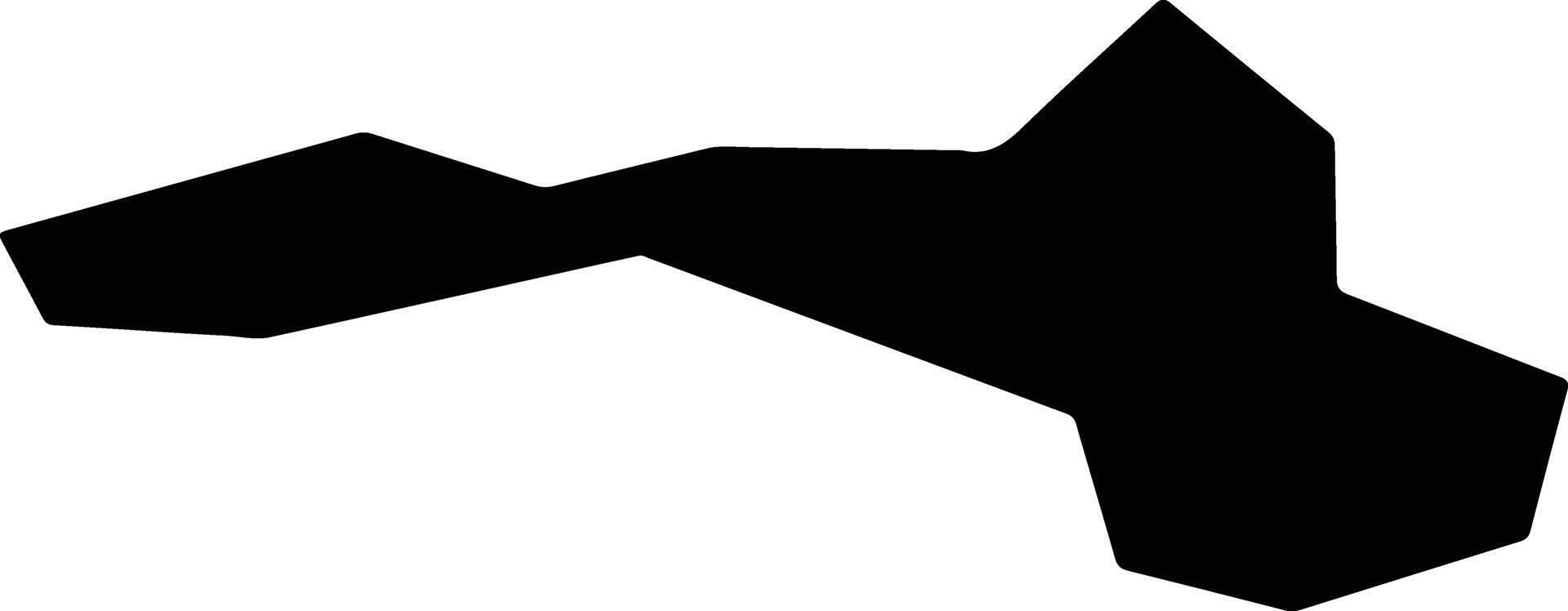 Hallsberg Sweden silhouette map vector