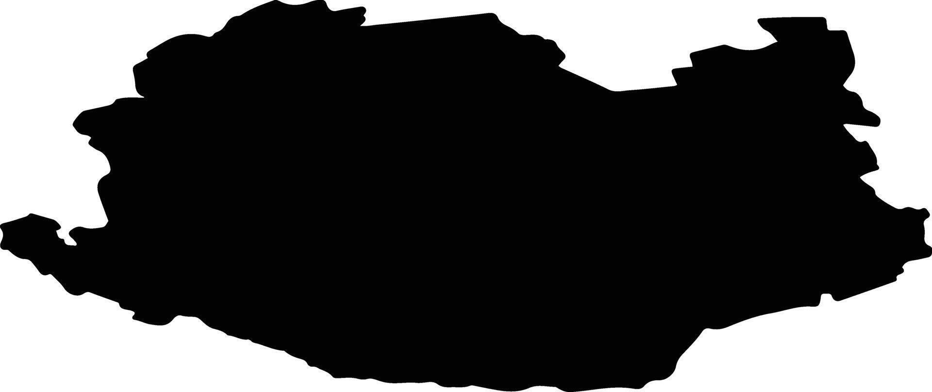 Halliste vald Estonia silhouette map vector