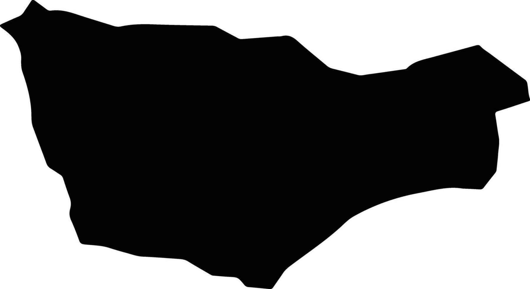 Hamishi China silhouette map vector