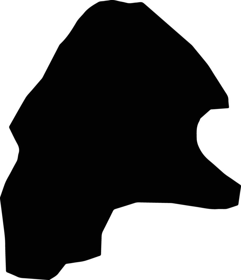 Han Turkey silhouette map vector