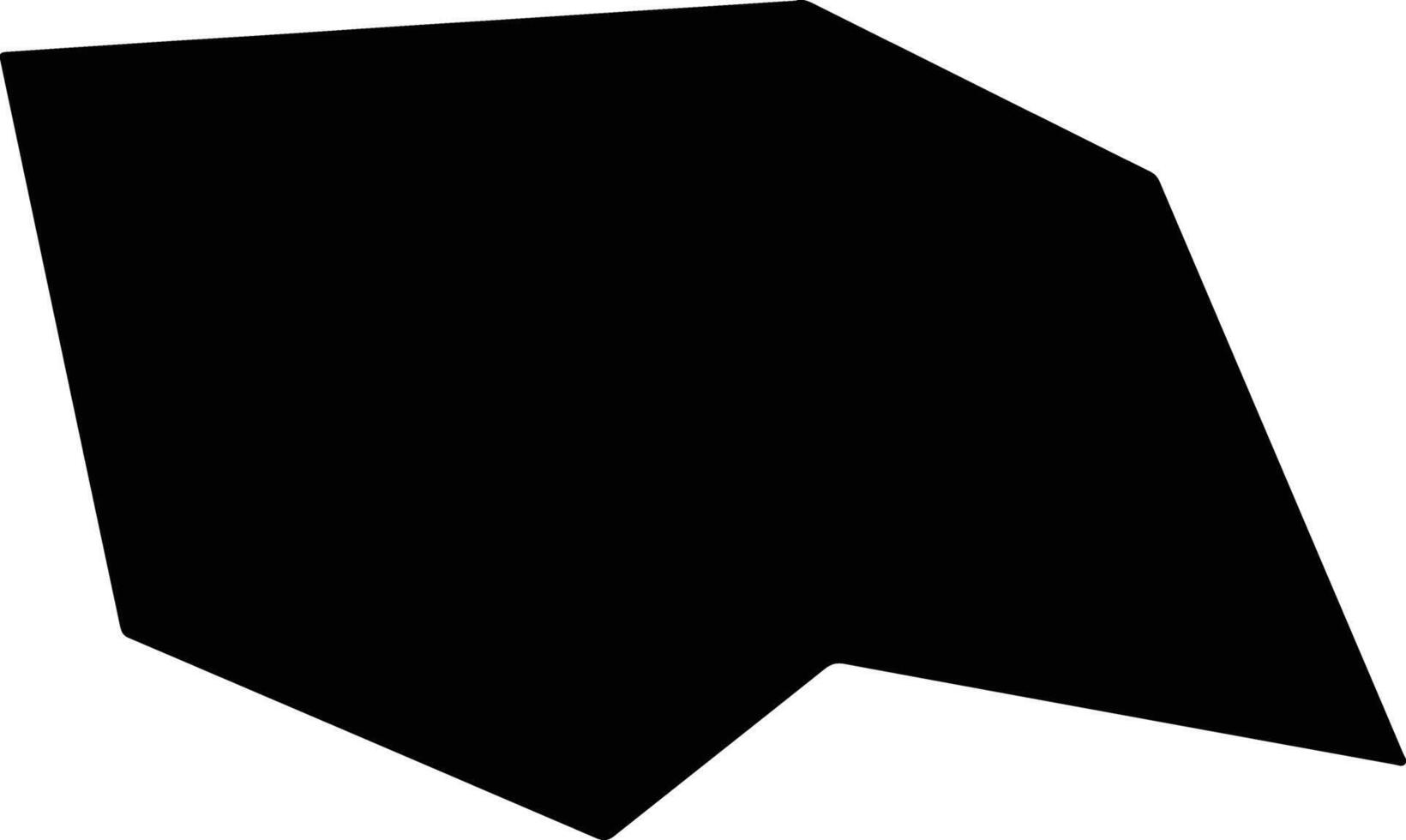 Hamura Japan silhouette map vector