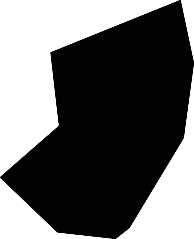 Hanchengshi China silhouette map vector