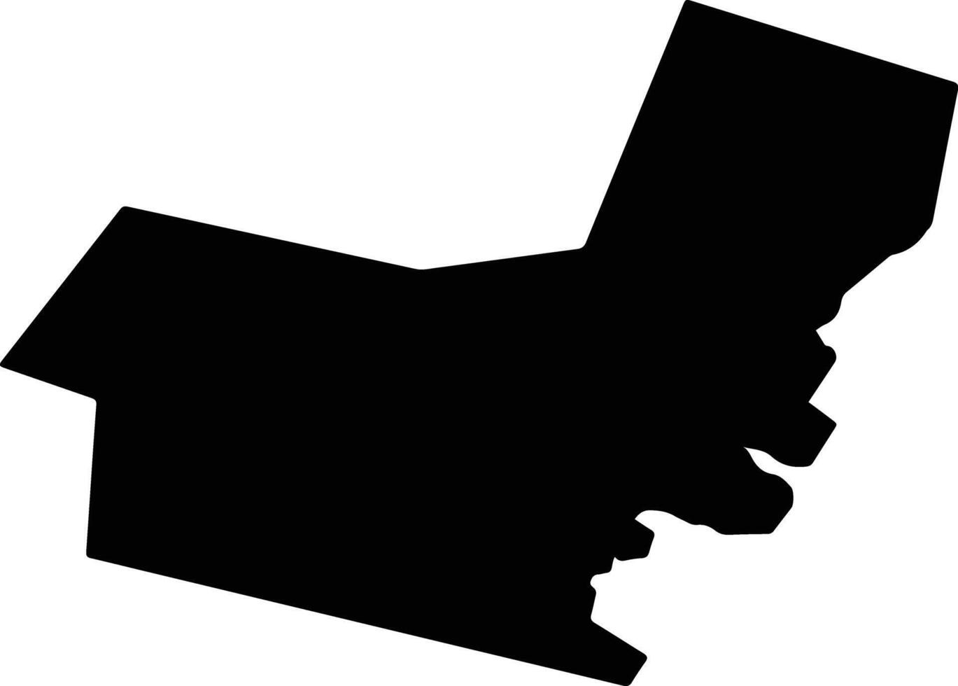 Handa Japan silhouette map vector