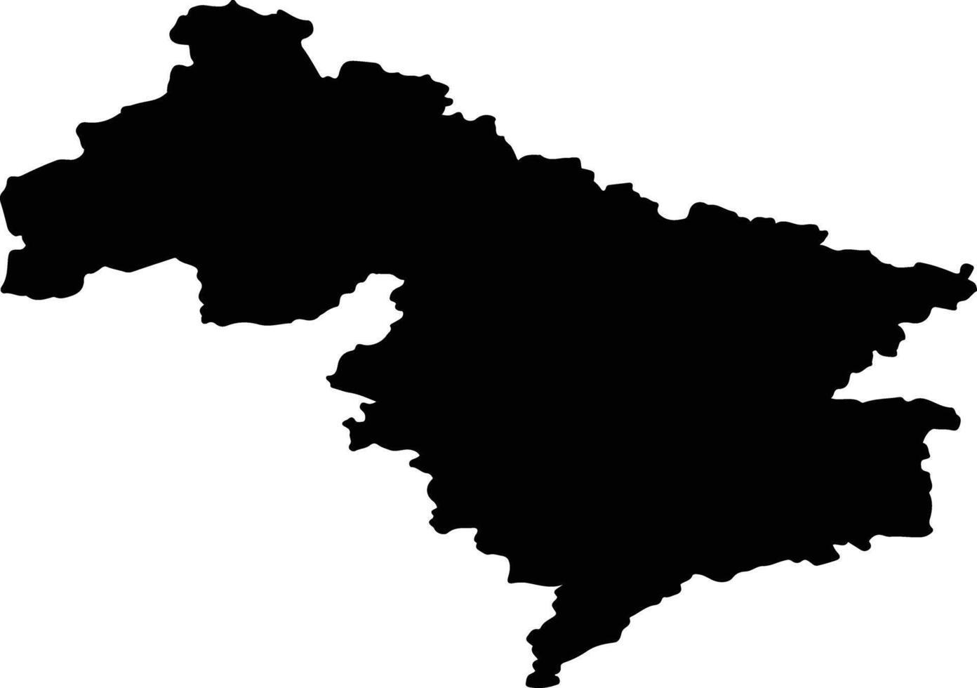 Hannover Germany silhouette map vector