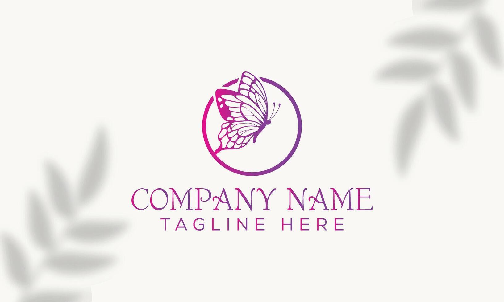 Vibrant Butterfly Logo Design for Beauty and Fashion Brands vector