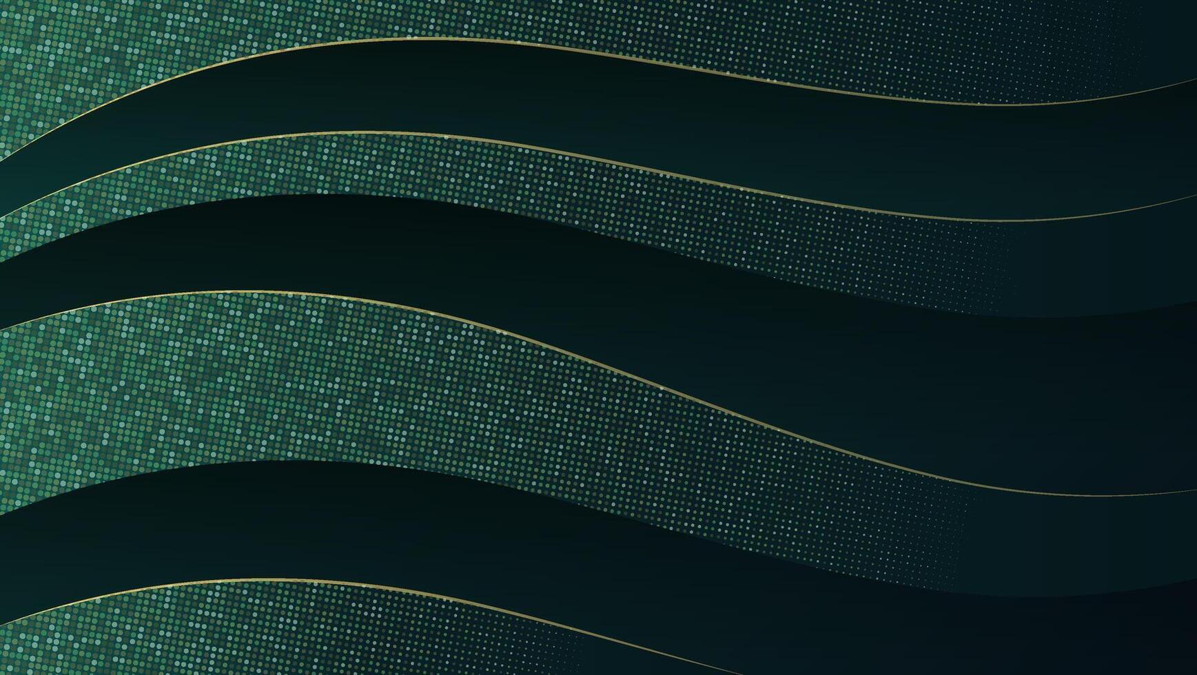 Luxury green background with glitter and abstract elements suitable for banners, advertisements, social media. vector