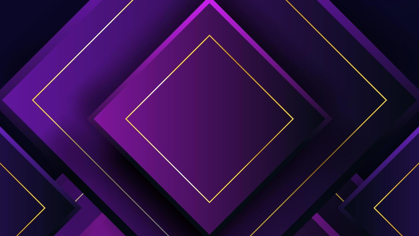 Luxury purple background with gold line and abstract elements suitable for banners, advertisements, social media. vector