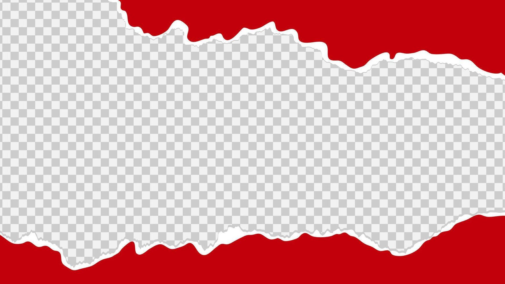 torn paper style background for photo frame vector