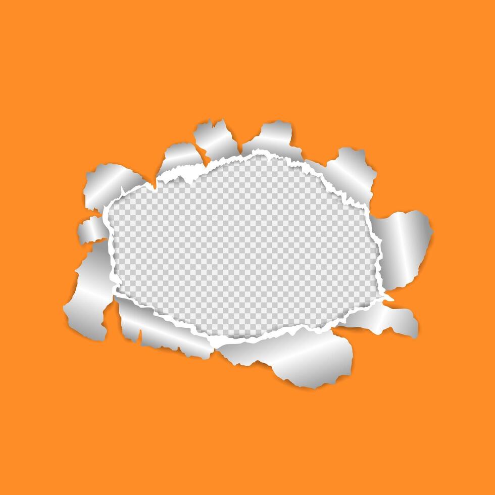 torn paper background for your photo frame vector