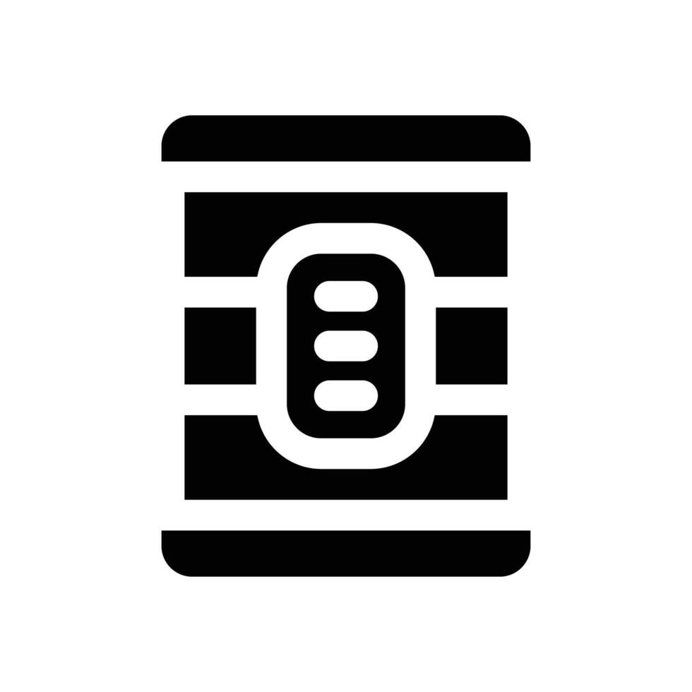 milk powder glyph icon. Strong and solid icon for websites and mobile apps. vector