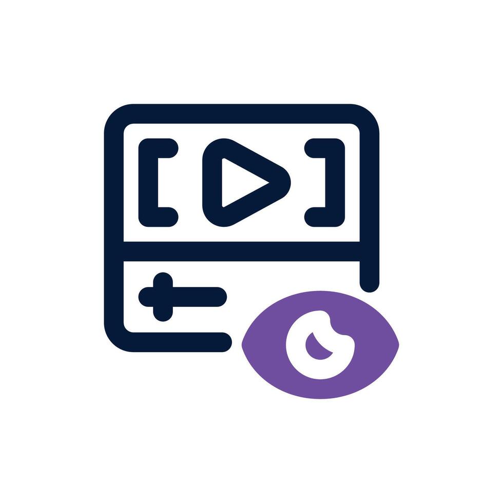 viewer duotone icon. Sleek and modern icon for websites, mobile apps, marketing materials, and corporate design. Fully scalable and ready to use. vector