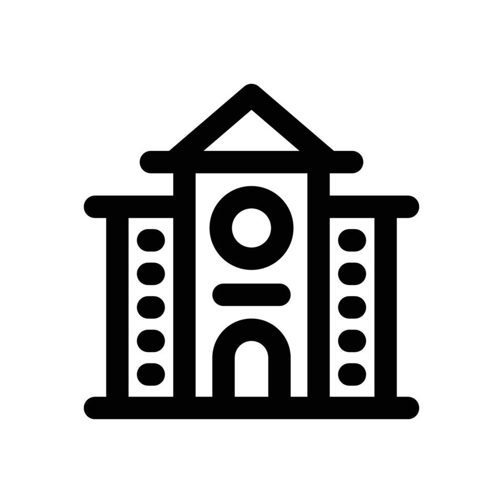 school line icon. Clean and minimalist icon for websites, mobile apps, presentations, and logos. Fully scalable and customizable for any project. vector