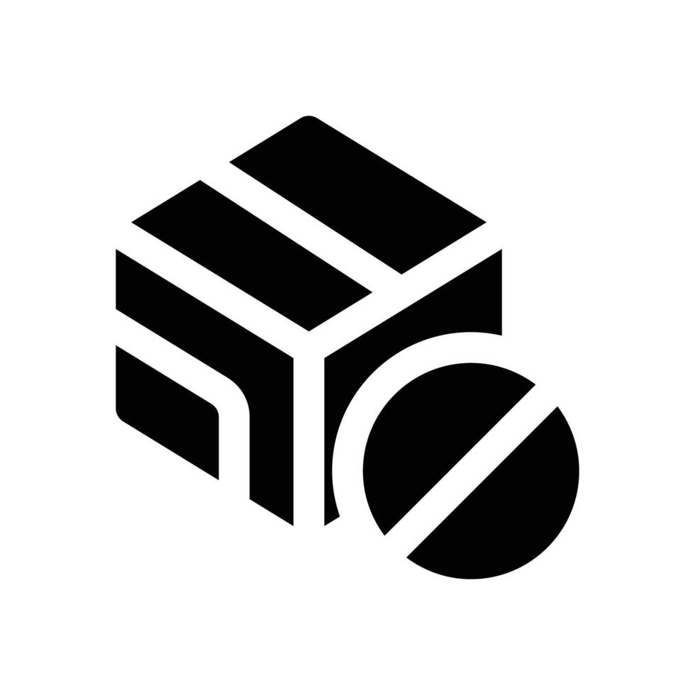 no delivery glyph icon. Strong and solid icon for websites, mobile interfaces, presentations, and visual branding. High quality and easy to edit. vector