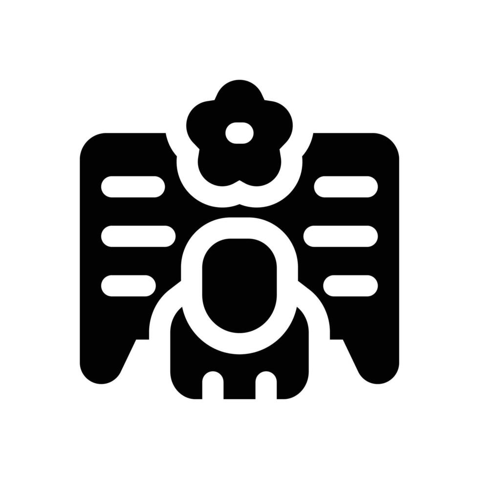 rating glyph icon. Strong and solid icon for websites and mobile apps. vector